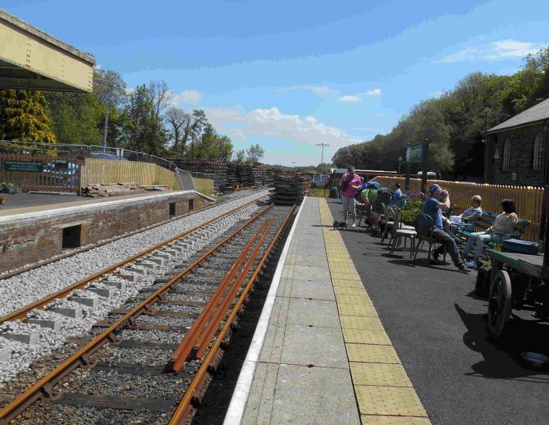 Okehampton Station open to the public for the first time since the end of 2019. 