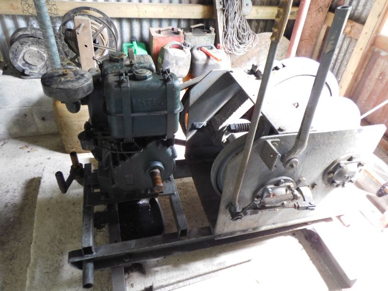 Lister powered winding engine in the reconstructed head gear.brPhotographer Jon KelseybrDate taken 01092024