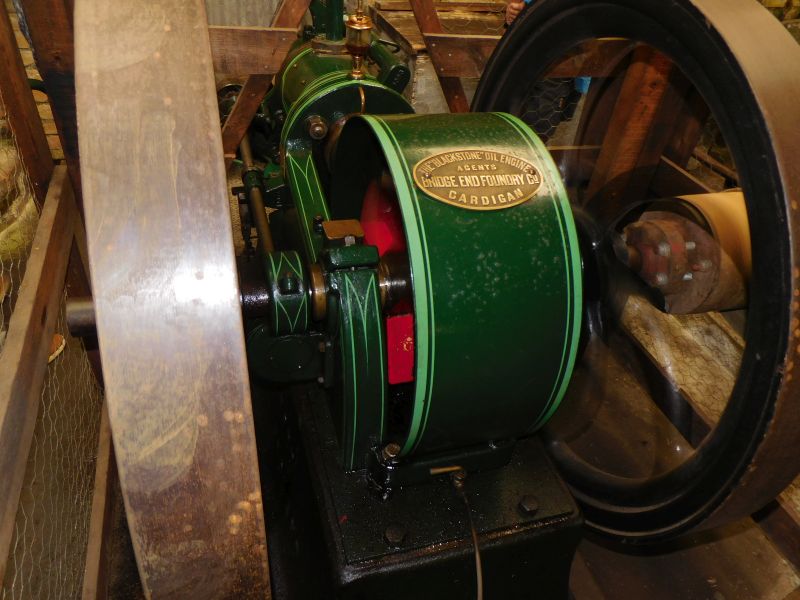 Original 1914 Blackstone AW9C oil engine, used to power belt driven ore processing equipment.brPhotographer Jon KelseybrDate taken 01092024