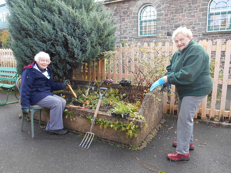 Ann Rochester and Mavis Goff